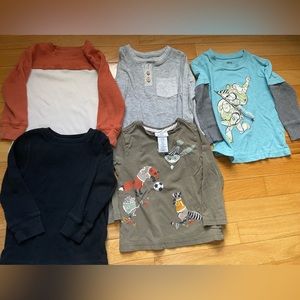 Boys 2T shirt 5 pack